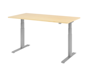Höhenverstellbarer Schreibtisch für Arbeiten im Sitzen und Stehen